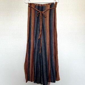 Striped Brown and Blue Women's pants